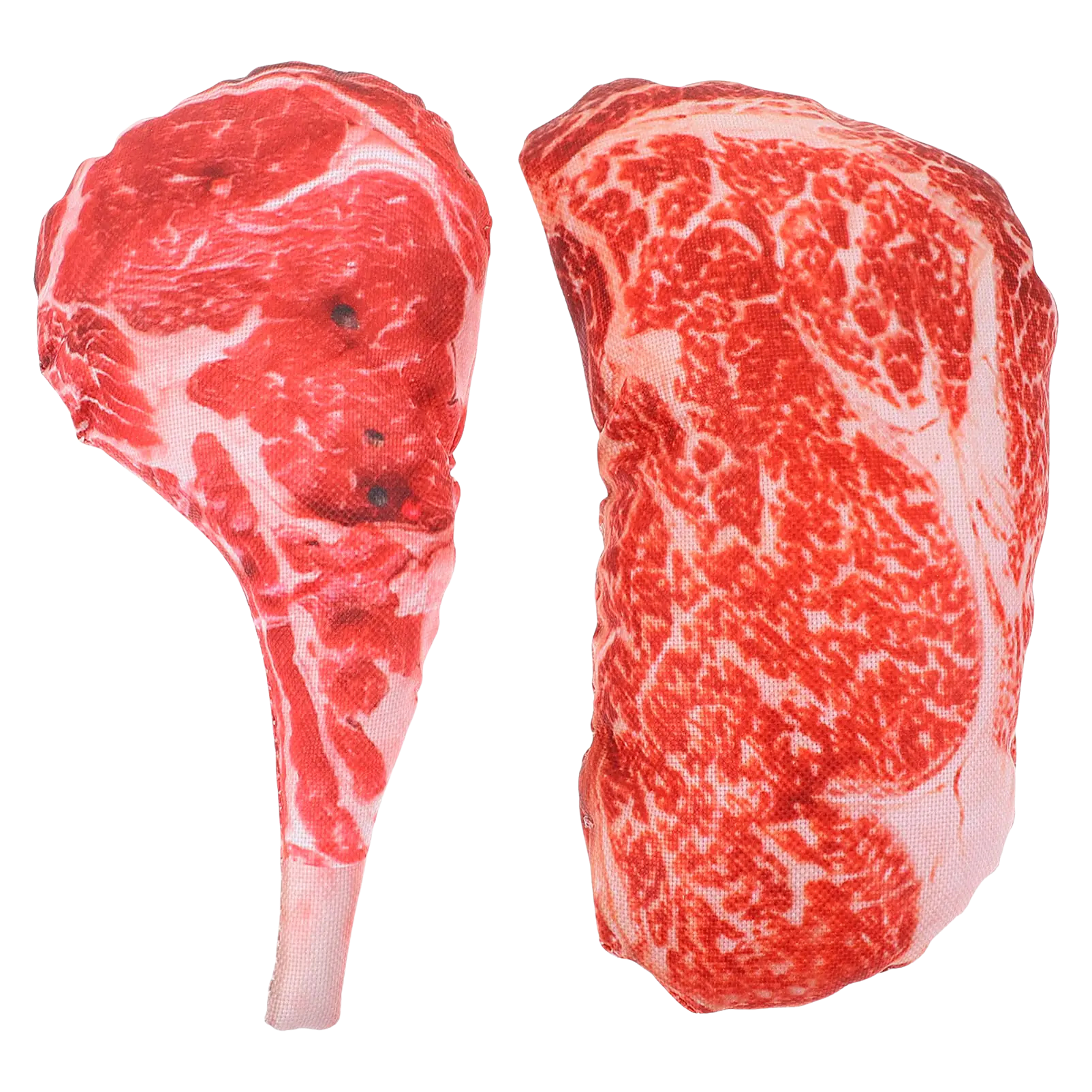 NUOBESTY 2Pcs Dog Chew Toys Dolls Artificial Steak